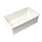 Alfi Brand White 32 inch x 19 inch Single Bowl Fireclay Undermount / Drop In Fireclay Kitchen Sink ABF3219SUD-W - alternate 3